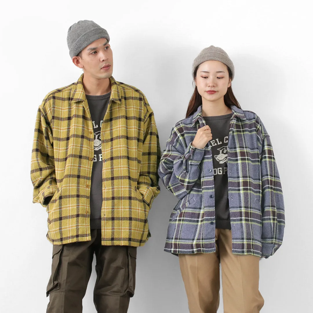 REMI RELIEF / Jazz Check Wide SHIRT CPO Shirt Jacket