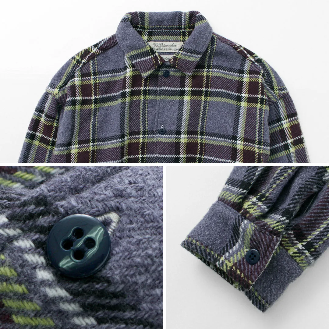 REMI RELIEF / Jazz Check Wide SHIRT CPO Shirt Jacket