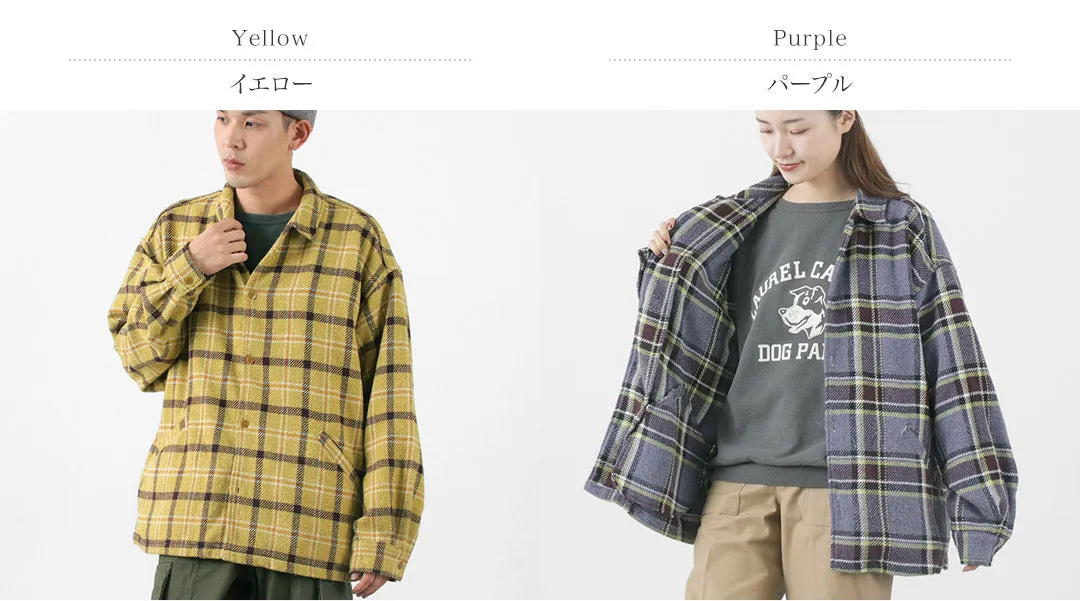 REMI RELIEF / Jazz Check Wide SHIRT CPO Shirt Jacket