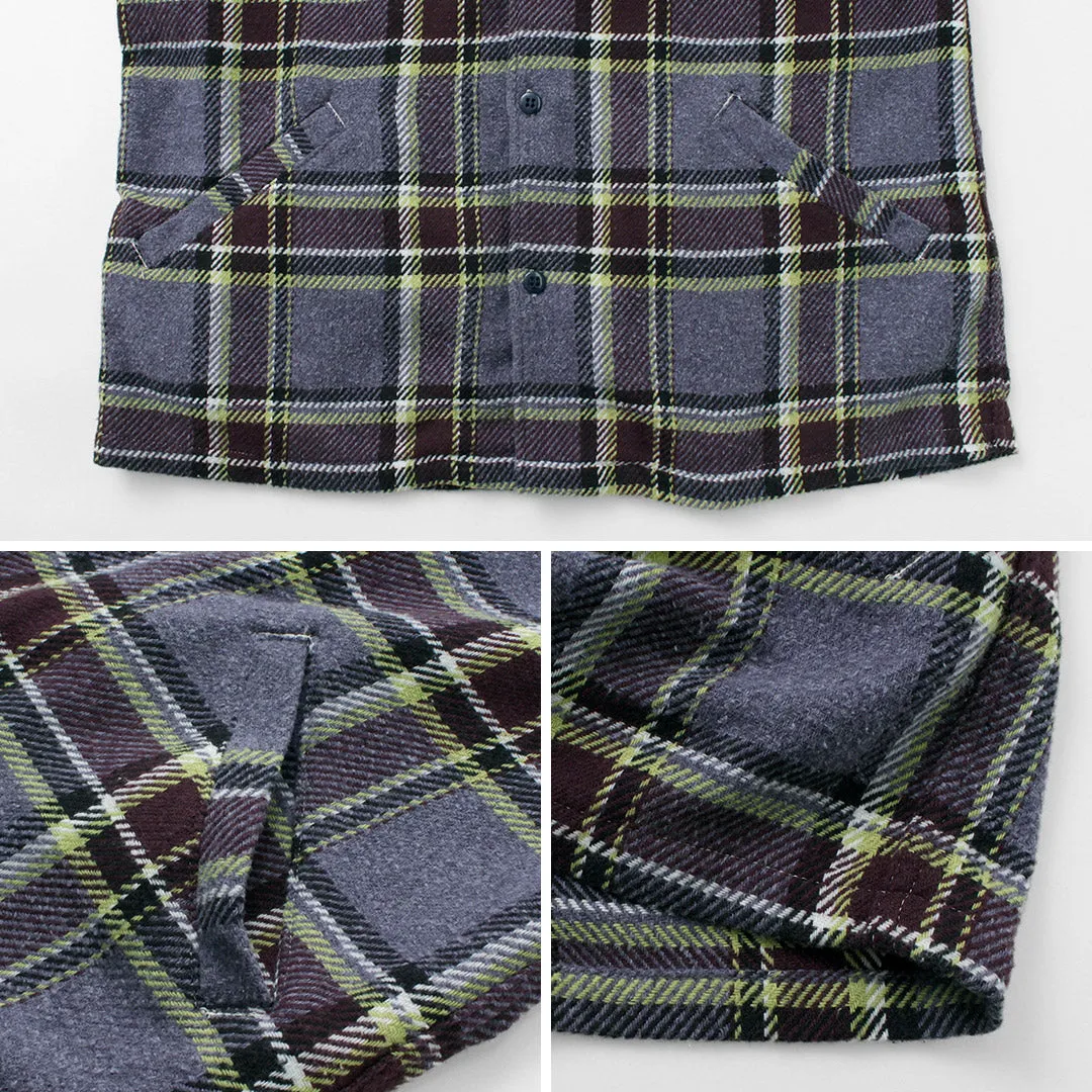 REMI RELIEF / Jazz Check Wide SHIRT CPO Shirt Jacket