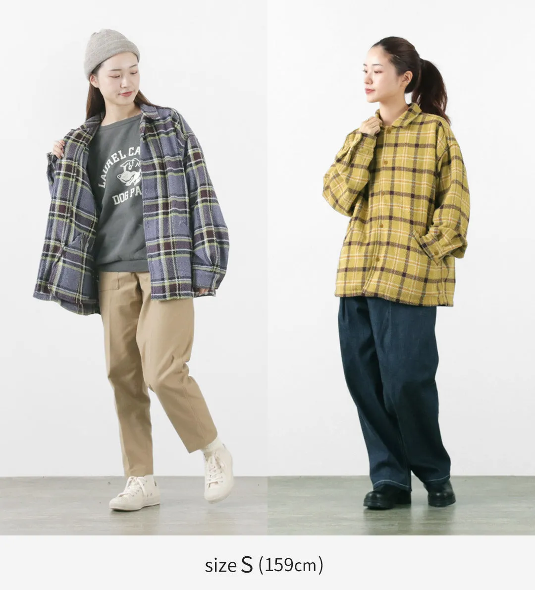 REMI RELIEF / Jazz Check Wide SHIRT CPO Shirt Jacket