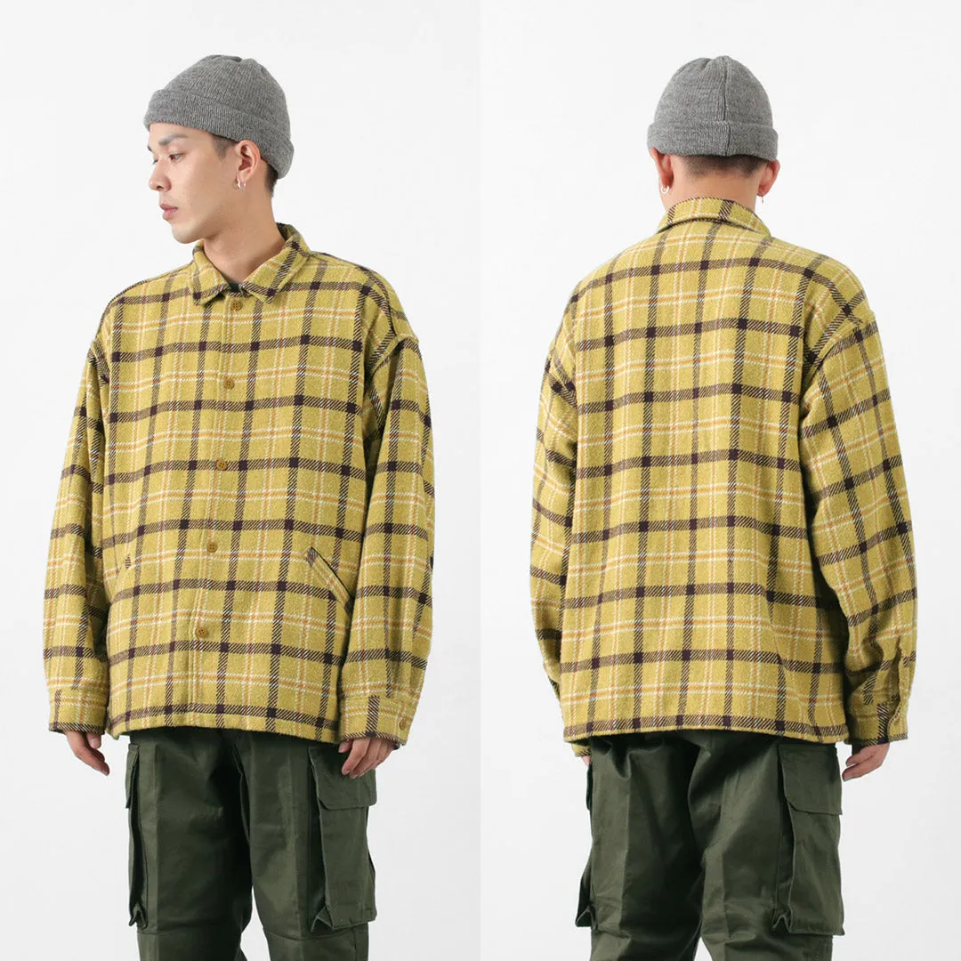 REMI RELIEF / Jazz Check Wide SHIRT CPO Shirt Jacket