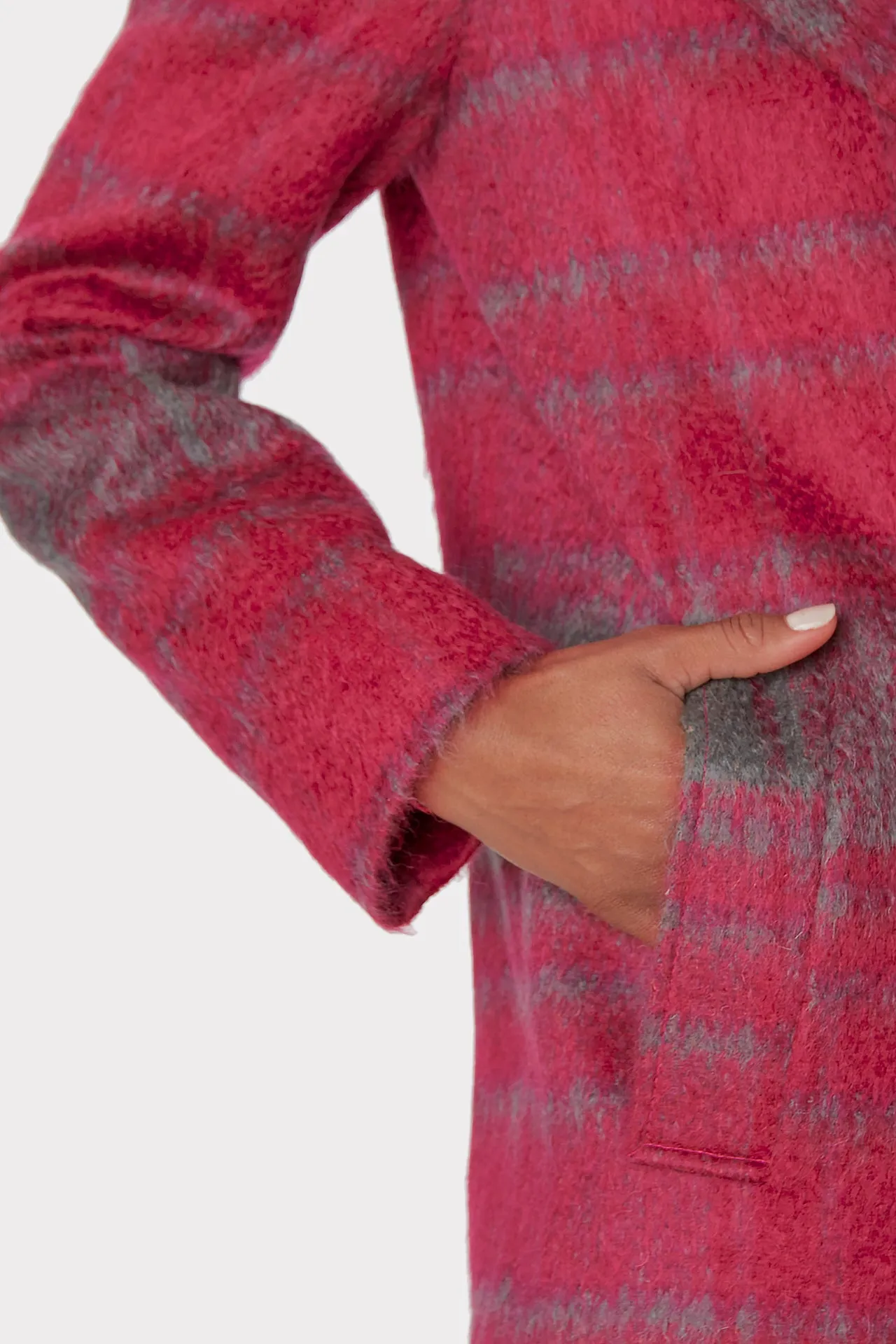 Renee Plaid Wool Coat