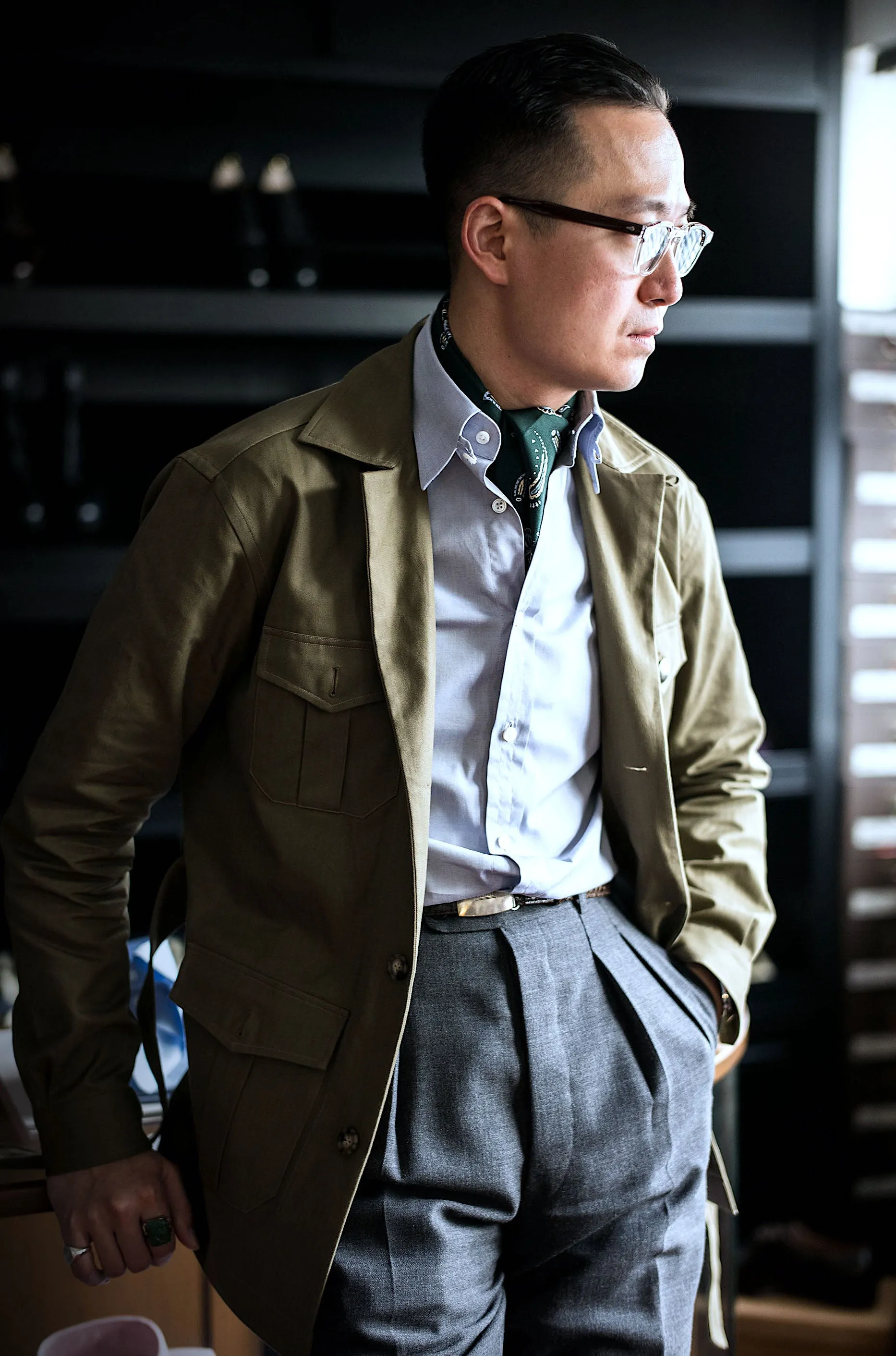 Safari Jacket HBT Olive