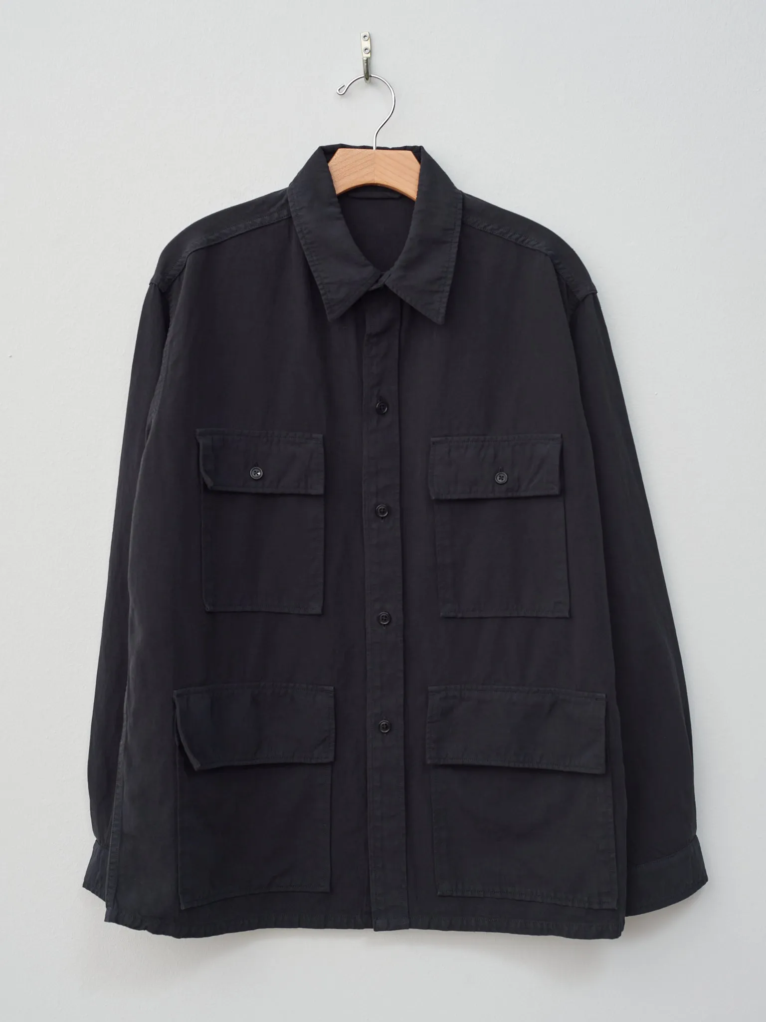 Safari Shirt Jacket - Black