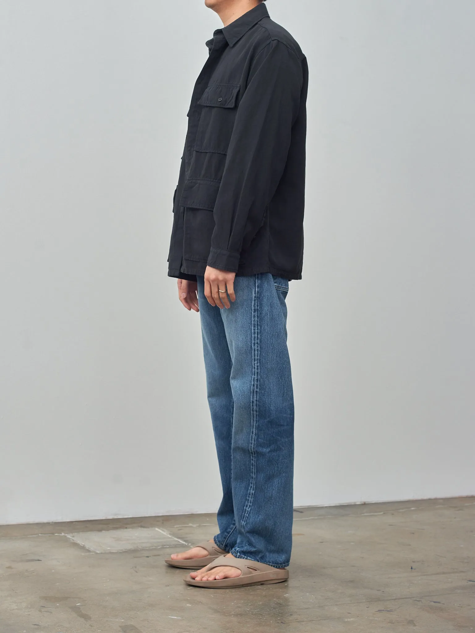 Safari Shirt Jacket - Black