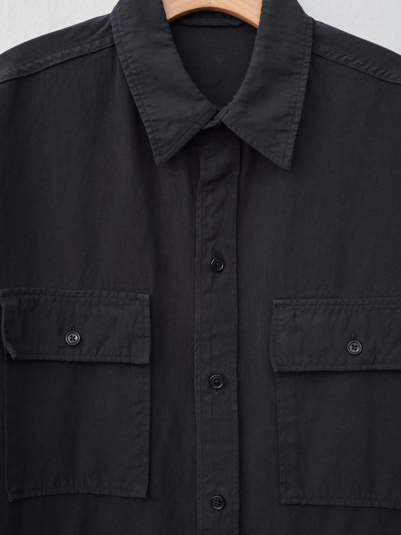 Safari Shirt Jacket - Black