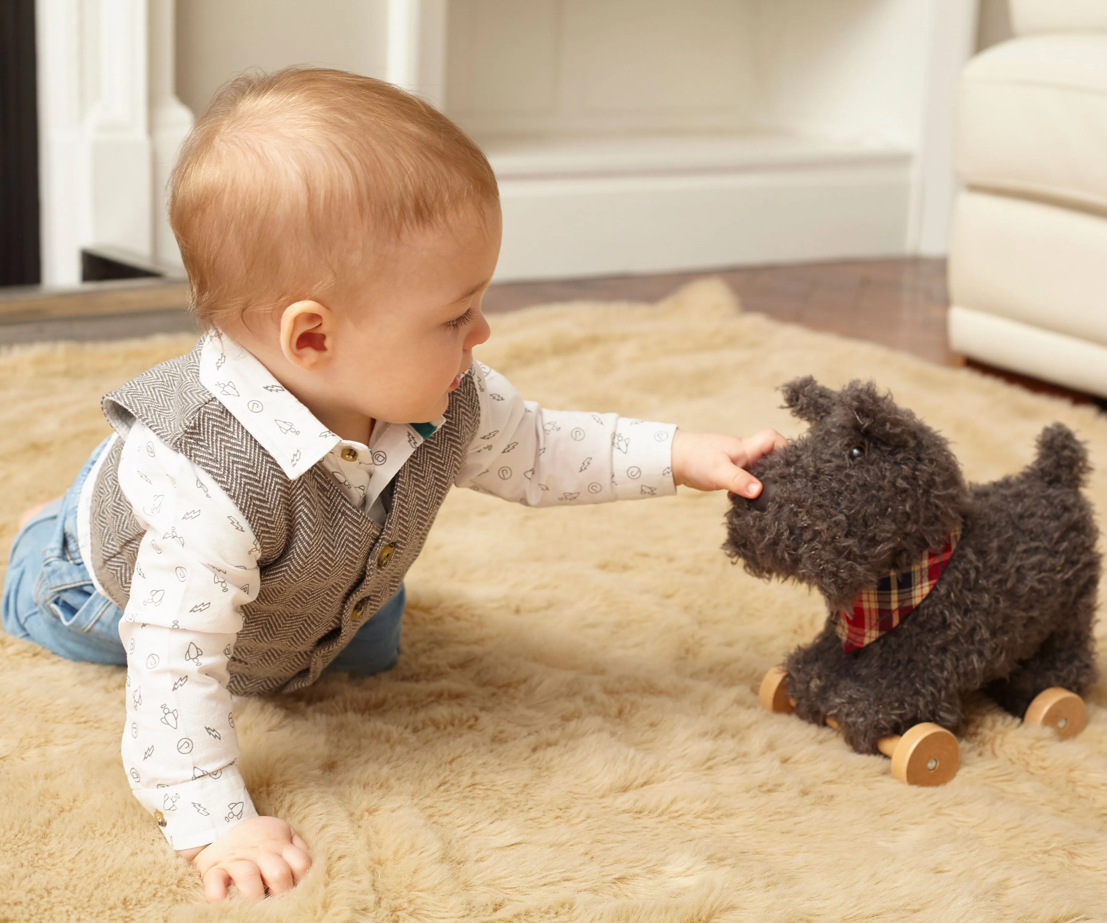 Scottie Dog Pull Along by Little Bird Told Me