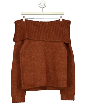 Sezane Brown Aurore Wool/Mohair Blend Jumper UK M