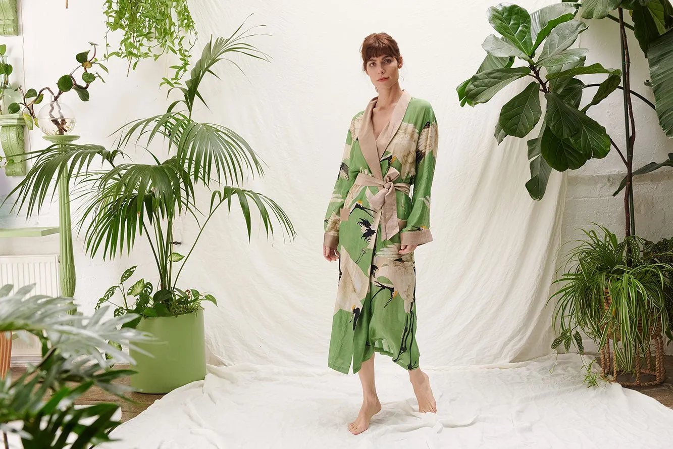 Stork Pea Green Gown