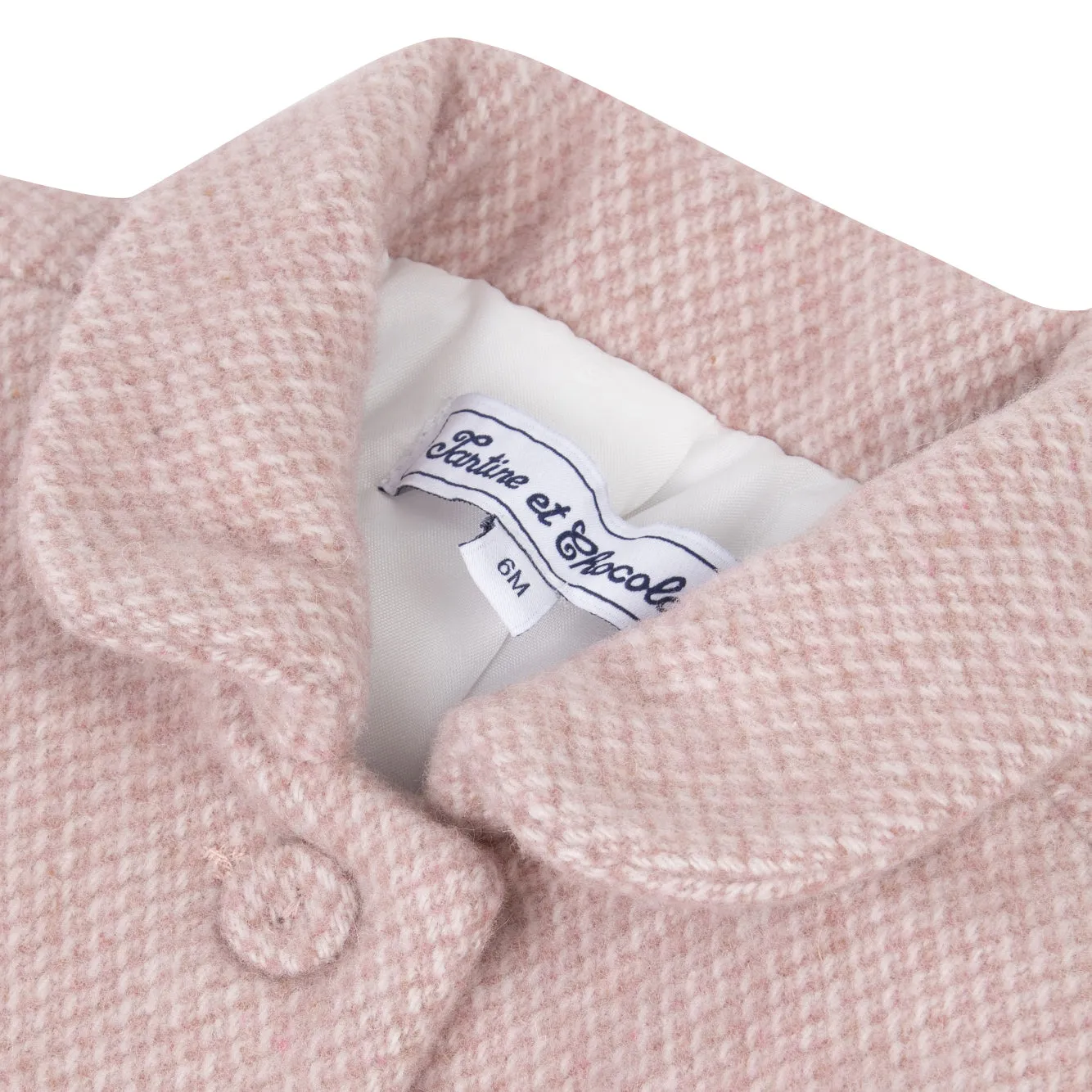 TARTINE ET CHOCOLAT Antique Pink Pea Coat
