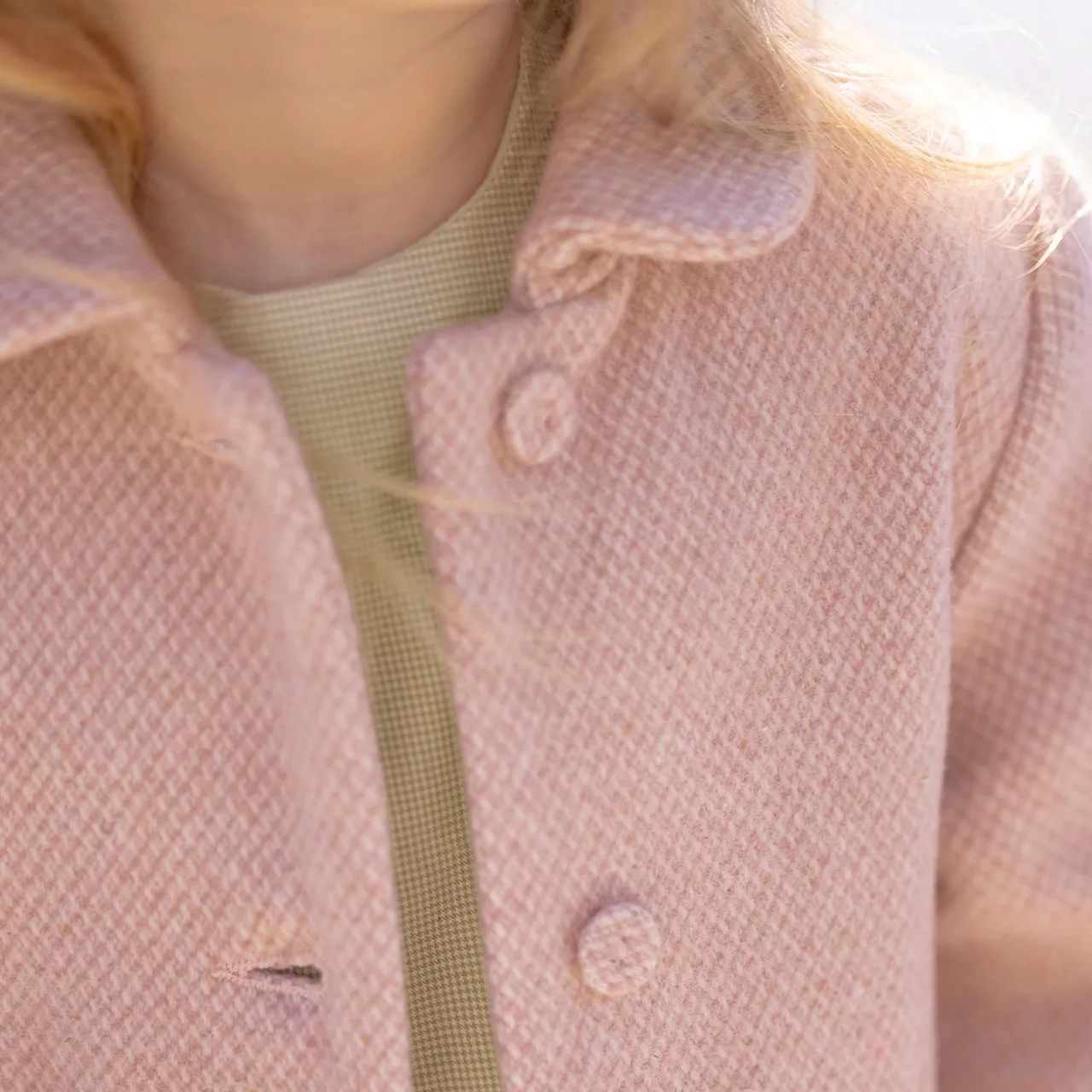 TARTINE ET CHOCOLAT Antique Pink Pea Coat