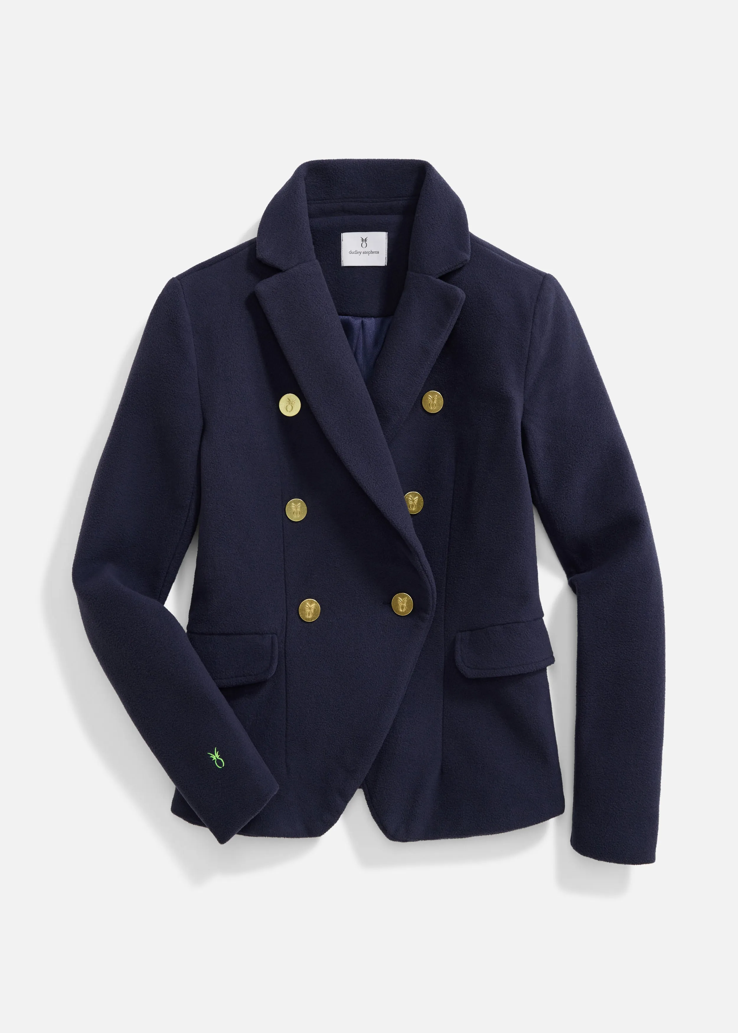 Uptown Blazer in Vello Fleece (Navy)