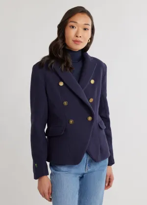 Uptown Blazer in Vello Fleece (Navy)