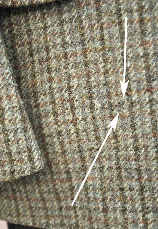 Vintage Grey Harris Tweed Sports Jacket • Dunn & Co • 46R
