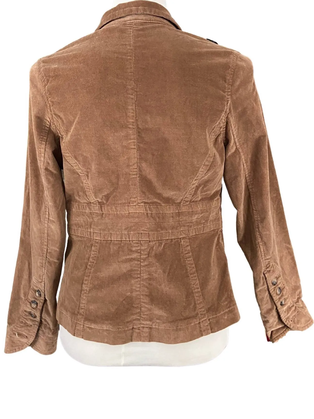 Warm Spring Brown Corduroy Jacket