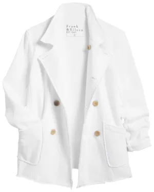 White Belfast English Peacoat
