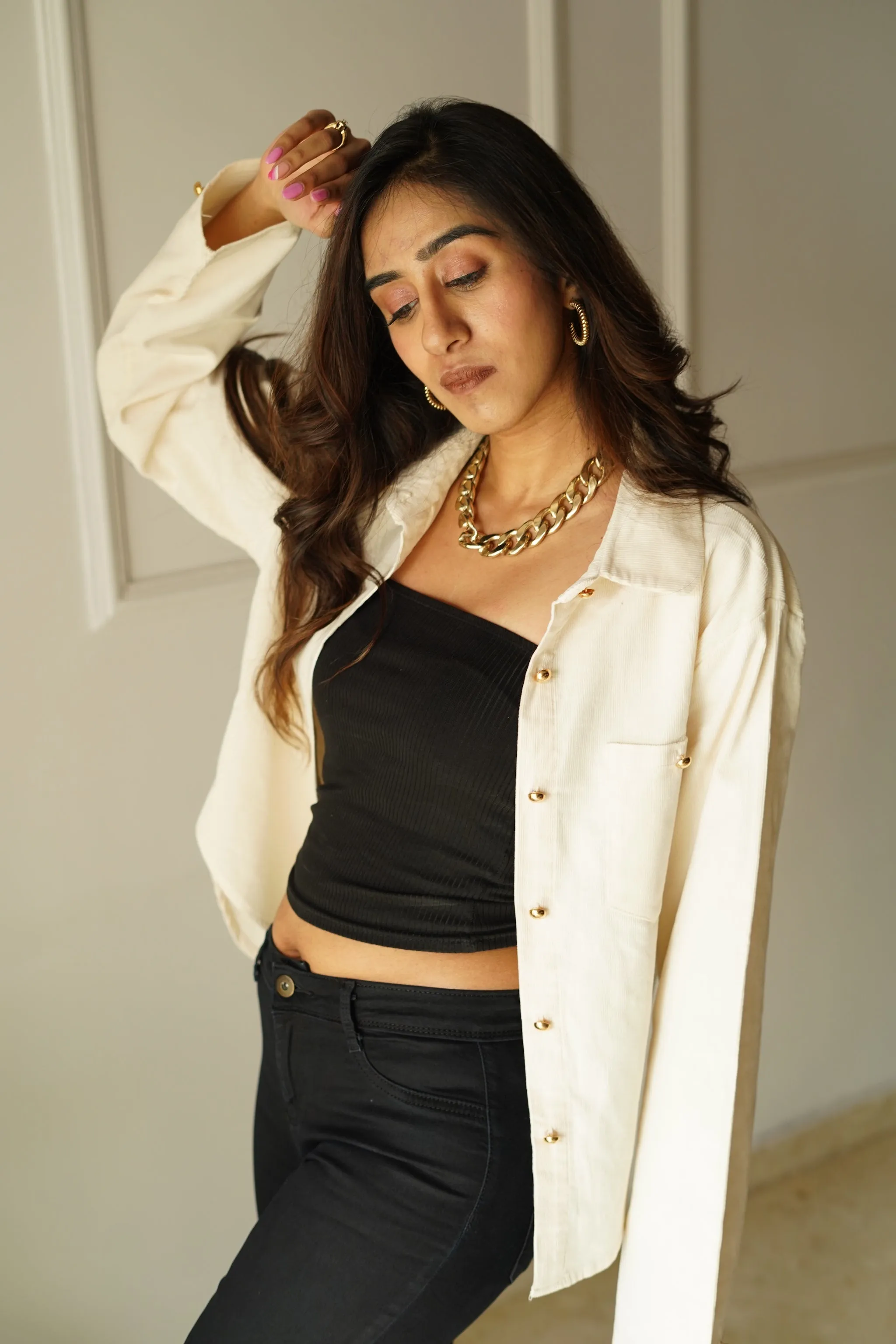 White Corduroy Shirt