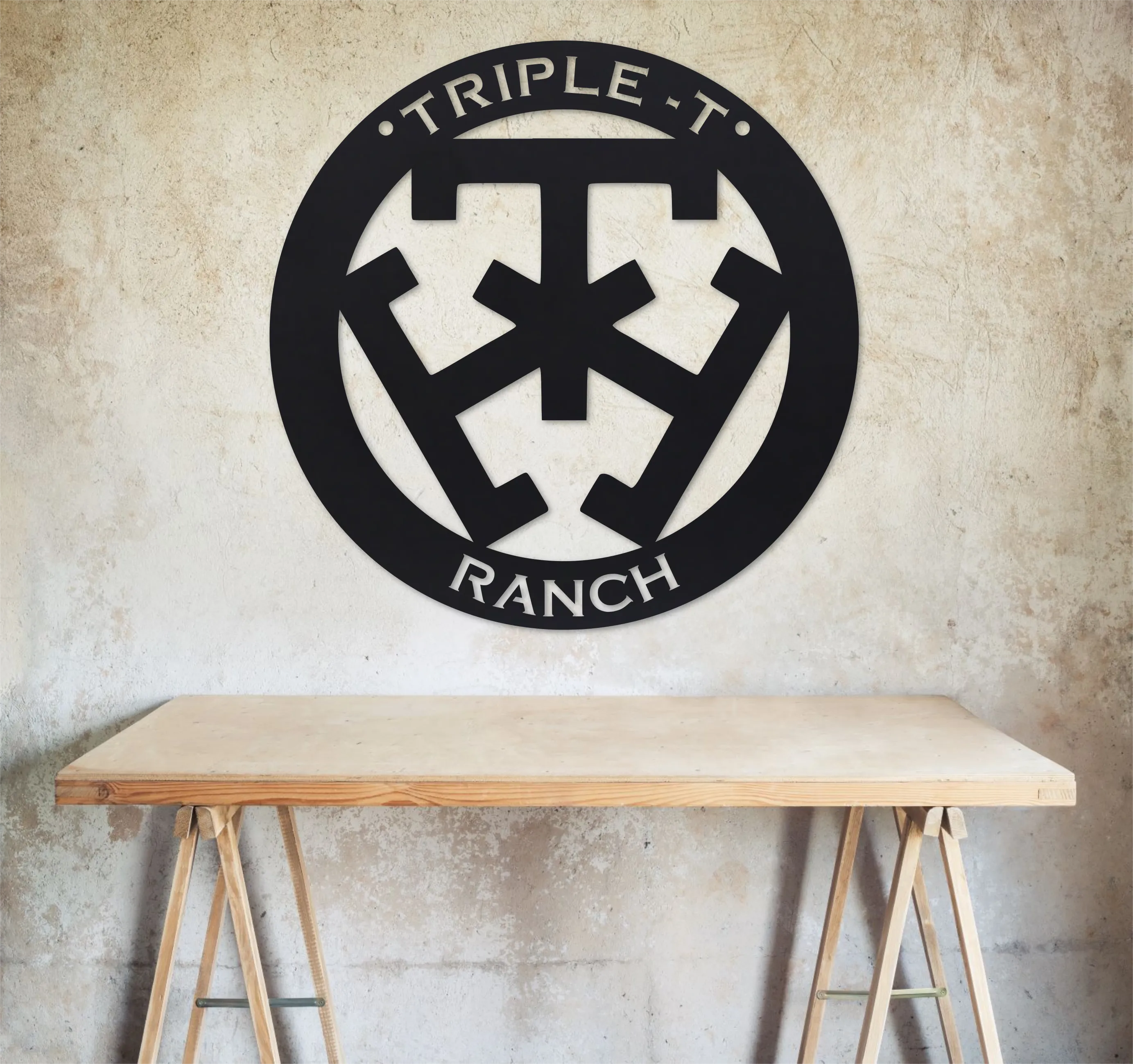 Your Own Custom Brand! Custom Metal Cattle Brand Sign - Ranch - Farm - Personalized Gift - Family Name Sign - Family Homestead - Farmhouse Signs - Wall Art