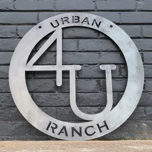 Your Own Custom Brand! Custom Metal Cattle Brand Sign - Ranch - Farm - Personalized Gift - Family Name Sign - Family Homestead - Farmhouse Signs - Wall Art